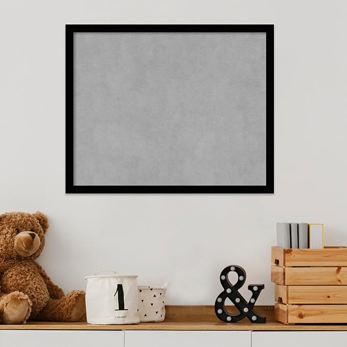Amanti Art Black Framed Magnetic Board 17x21 Small Vision Board - Image 5