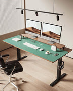 YSAGi Leather Desk Protector, Office Mat, Large Mouse Mat, Non-Slip PU Leather - Image 3