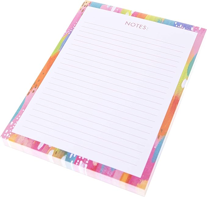 Graphique Large Notepad, Brush Strokes – 6" x 8", Cute Notepad - Image 2