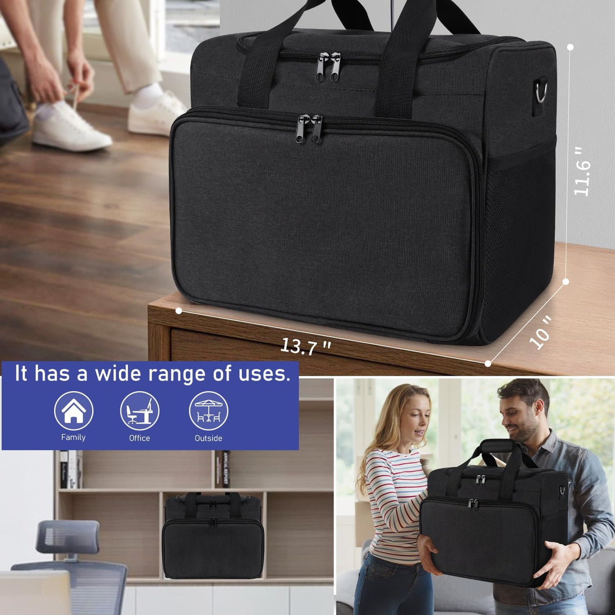Cable Organizer Bag,Cable Management Box Cord Organizer Case