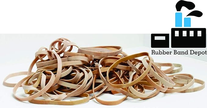 Rubber Bands, Rubber Band Depot, Size #117, Approximately 50 Rubber Bands Per - Image 2