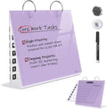 Desktop Glass Dry Erase & Acrylic Aesthetic Desk Calendar Weekly To-do List by TOWON