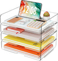 YKLSLH 4 Trays Paper Organizer Letter Tray by YKLSLH