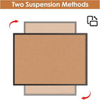 Board2by 2-Pack Cork Board Bulletin Board 18“ x 24”, Office Board - Image 6