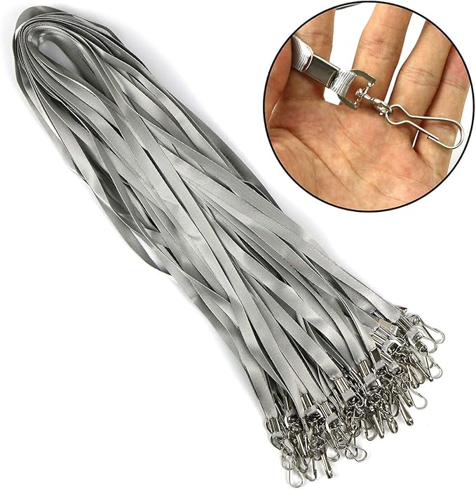 Beebel Gray Lanyard Bulk Lanyards - Image 3