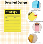 9 Pieces Phone Message Pads for Office, Big Sticky Notes for Wall, Urgent While - Image 3