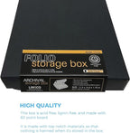 Lineco Folio Storage Box, Clamshell Design, 9.5x12.5x1.75 Inches, Archival - Image 5