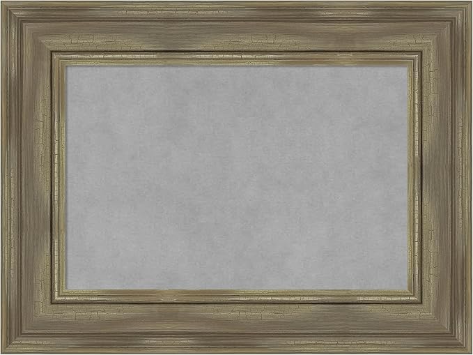 Amanti Art Grey Framed Magnetic Board 18x24 Small Vision Board by AmantiArt