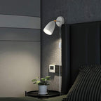 Ahaloye Set of 2 White Wall Sconce Finished Rotatable Simplicity Wall Mount - Image 6
