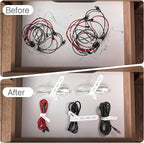 Donruby 24Pcs Silicone Cable Ties - Image 6