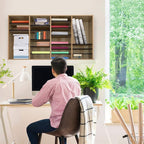 AdirOffice Wooden Adjustable Literature Organizer, 36 Compartment Office Mailbox - Image 5