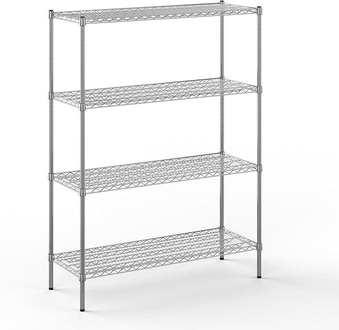 Regal Altair 18" Deep x 48" Wide x 64" Height Wire Shelving Kit | 4-Tier | NSF by Regal+Altair
