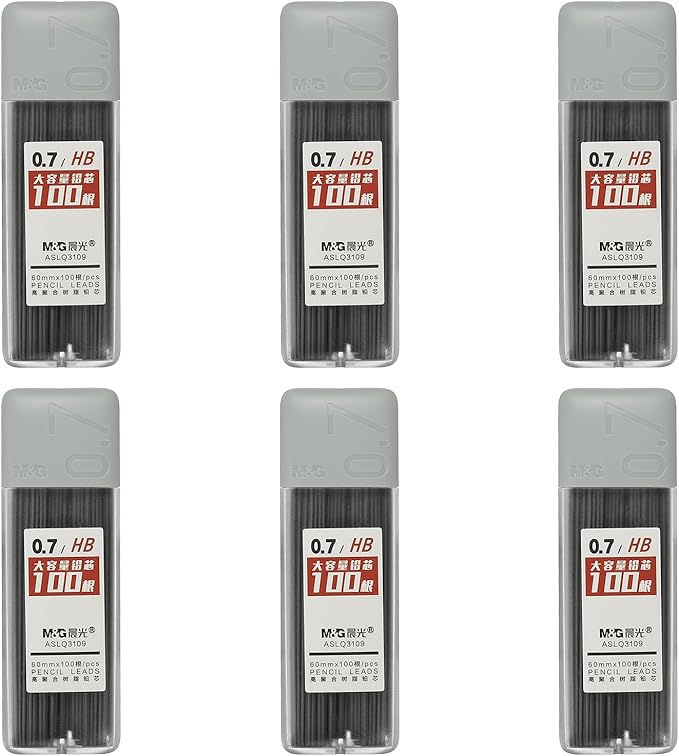 PATIKIL 600Pcs HB Mechanical Pencil Lead, 0.7mm Black Lead Refill Break by PATIKIL
