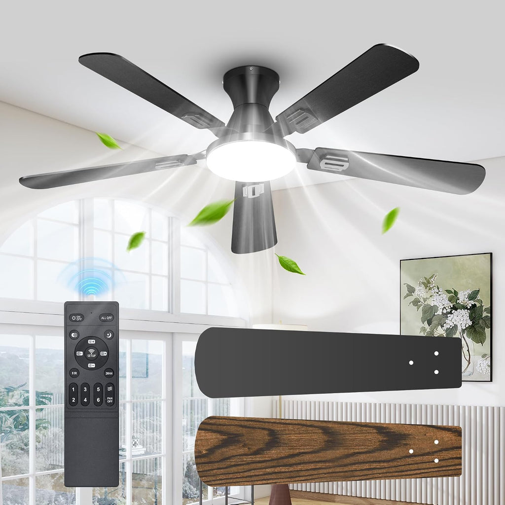ume 52" ceiling fan with lights, remote control, main product view