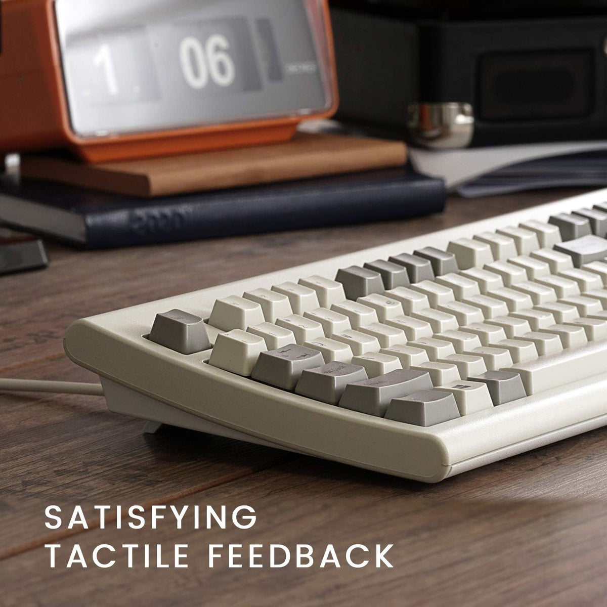 Perixx PERIBOARD-106M, Wired Performance Full-Size USB Keyboard, Curved Ergon...