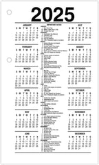 AT-A-GLANCE 2023 Daily Desk Calendar Refill, 3-1/2" x 6", Loose Leaf (E71750)