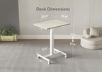 YDN Mobile Mobile Standing Desk, Adjustable Height Portable Laptop Desk - Image 8