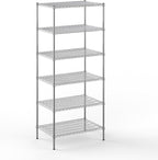 Regal Altair 24" Deep x 36" Wide x 86" Height Wire Shelving Kit | 6-Tier | NSF by Regal+Altair