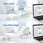 Vazioyar Thermal Label Holder for Rolls and Fan-Fold Labels, Sticker Roll - Image 6