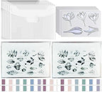 20 PCS Clear Stamps Storage Panels, Resealable Die Cut Storage Bag by Cyauatt