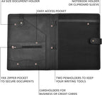 Leather Village Leather Portfolio Organizer - Image 3