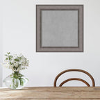 Amanti Art Grey Framed Magnetic Board 20x20 Small Vision Board - Image 5