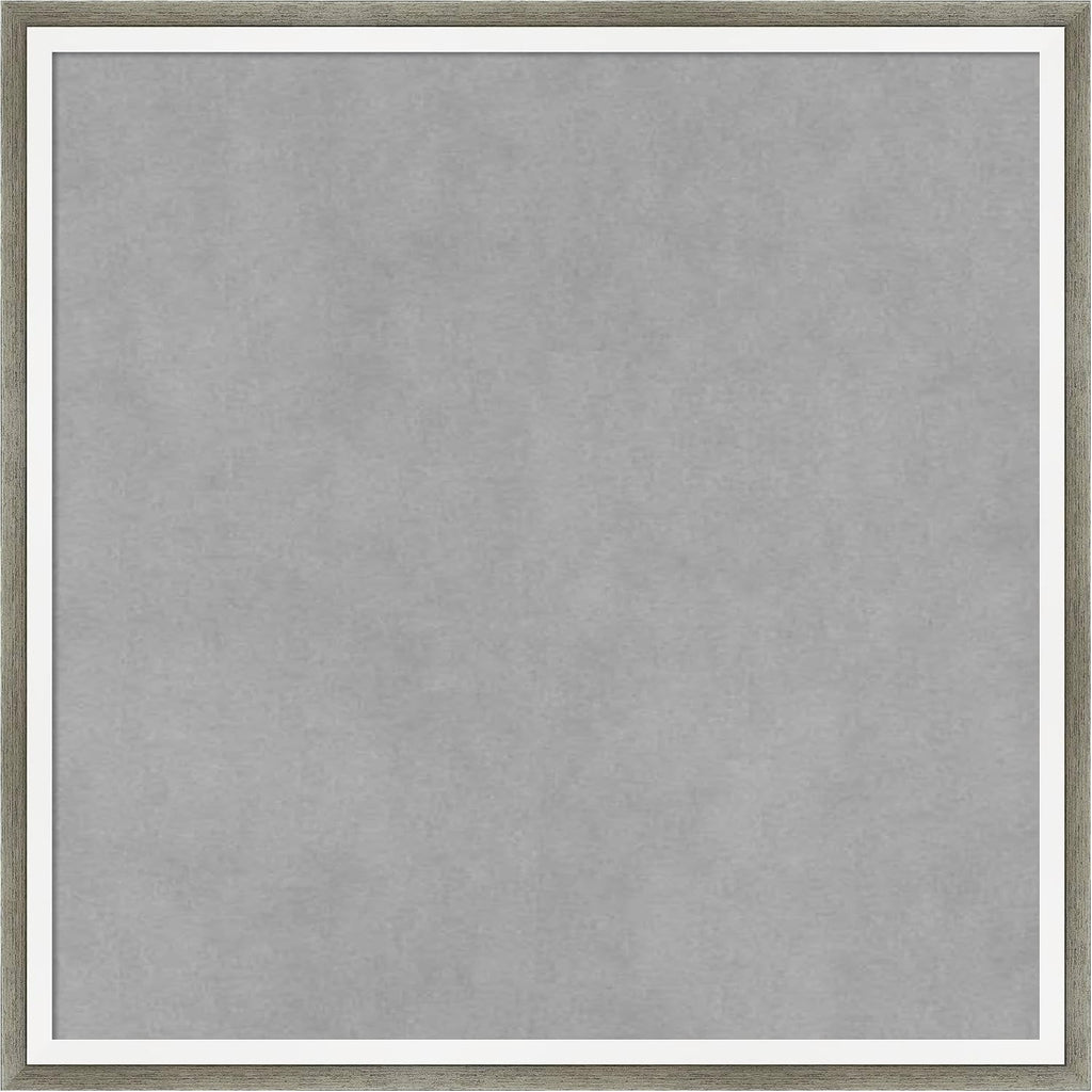 Amanti Art Silver Framed Magnetic Board 17x17 Small Vision Board