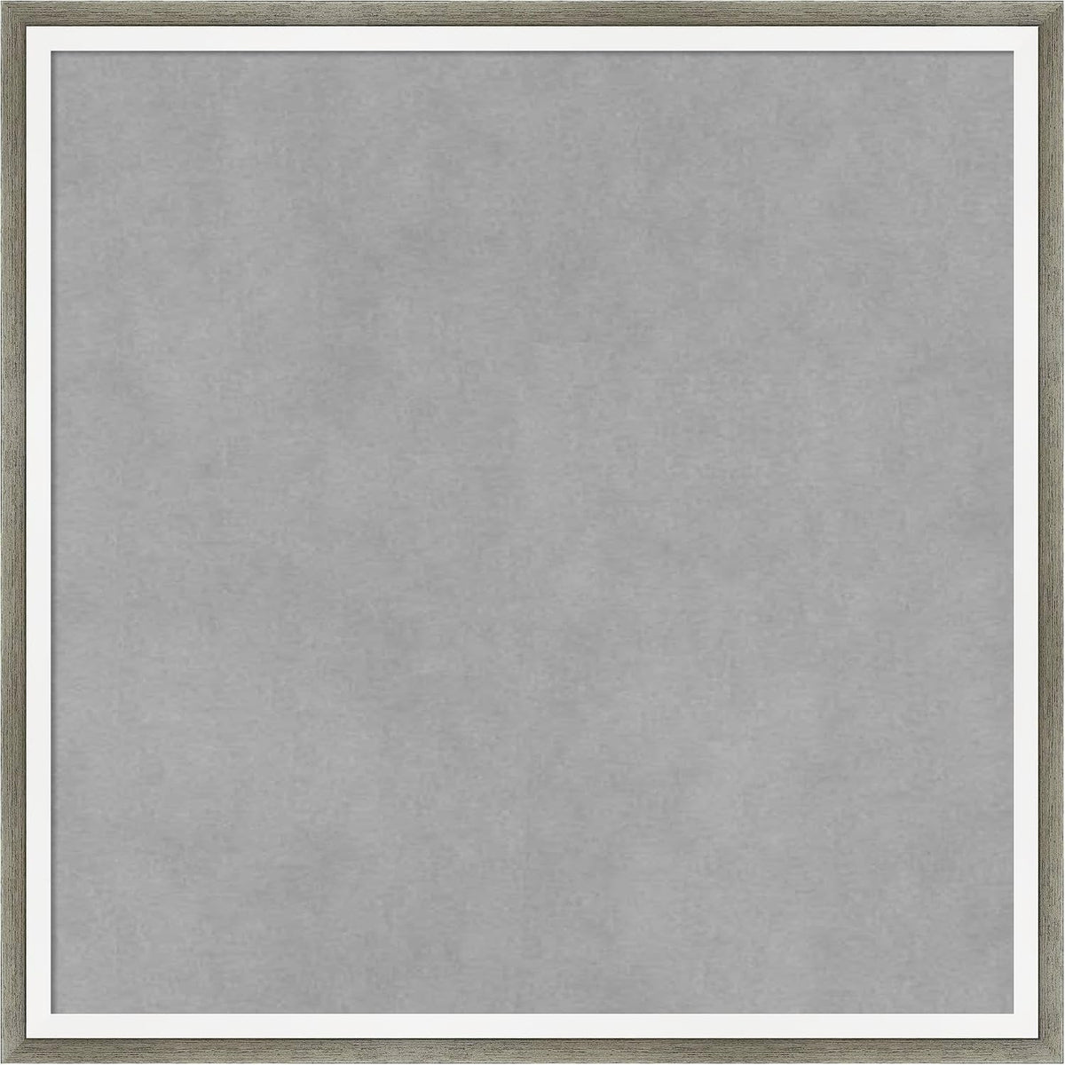 Amanti Art Silver Framed Magnetic Board 17x17 Small Vision Board