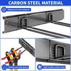 garage tool organizer wall mount, 48 inch heavy showing dimensions