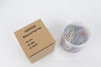 AOKIVIGOA 500pcs Coloured Paper Clips - Image 2