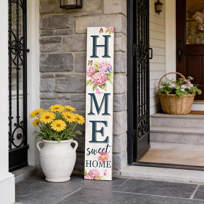 Home Sweet Home Welcome Sign for Front Porch, Farmhouse Yard Signs Home Decor - Image 5