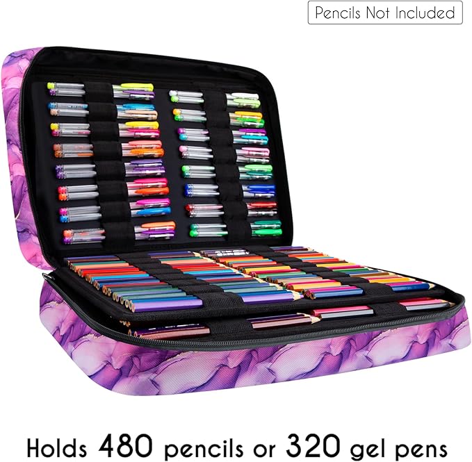 YOUSHARES Big Capacity Colored Pencil Case - Image 7