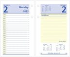 AT-A-GLANCE 2023 Daily Desk Calendar Refill, 3-1/2" x 6", Loose Leaf, QuickNotes (E51750)
