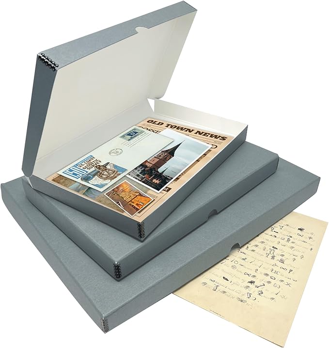 Lineco Folio Storage Box, Clamshell Design - Image 5