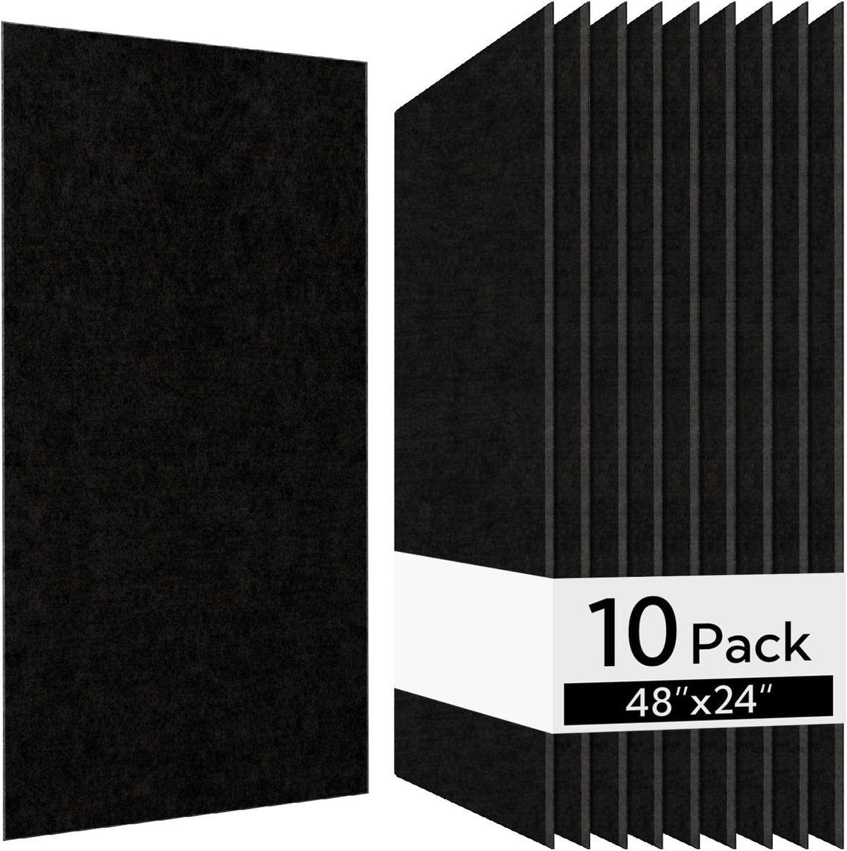 Olanglab Acoustic Wall Panels 10 Pack, 48 x 24 per Acoustic Panels Sound