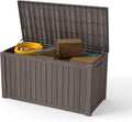 Yardgrace 180 Gallon Outdoor Storage Box Waterproof, Resin Deck Boxes by Unknown