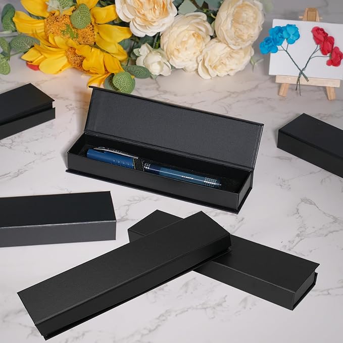 Olutacot 42 Pcs Pen Gift Boxes Empty Black Ballpoint Pen Gift Box - Image 7