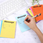 9 Pcs Colorful Phone Message Pad, 5.1×3.9 Inch Message Sticky Notes, - Image 5