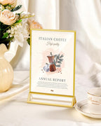 Dynta Acrylic Sign Holder 5x7in Double-Sided Display Stand - Image 7
