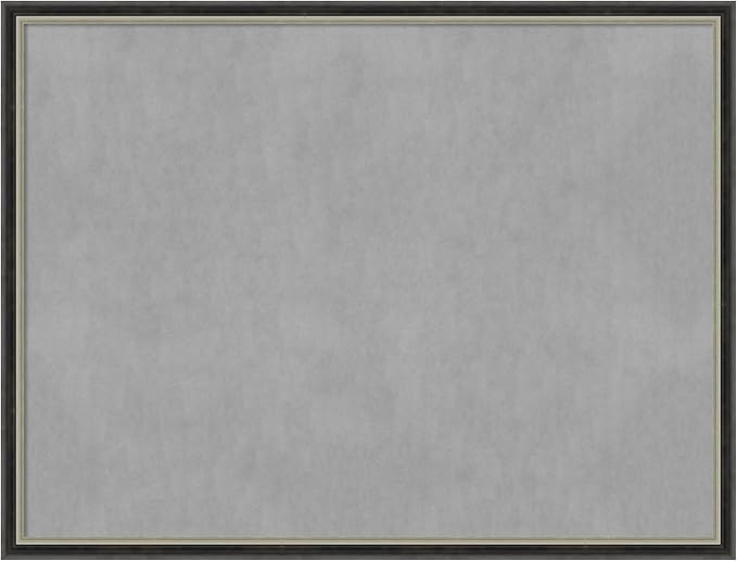 Amanti Art Black Framed Magnetic Board 19x25 Medium Vision Board by AmantiArt