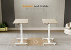 YDN Mobile Mobile Standing Desk, Adjustable Height Portable Laptop Desk - Image 2