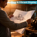Wide Format Paper 36" x 150',2 Rolls Plotter Paper for CAD Printing on Wide Format Ink Jet Printers，20lb 2"Core CAD Bond Rolls