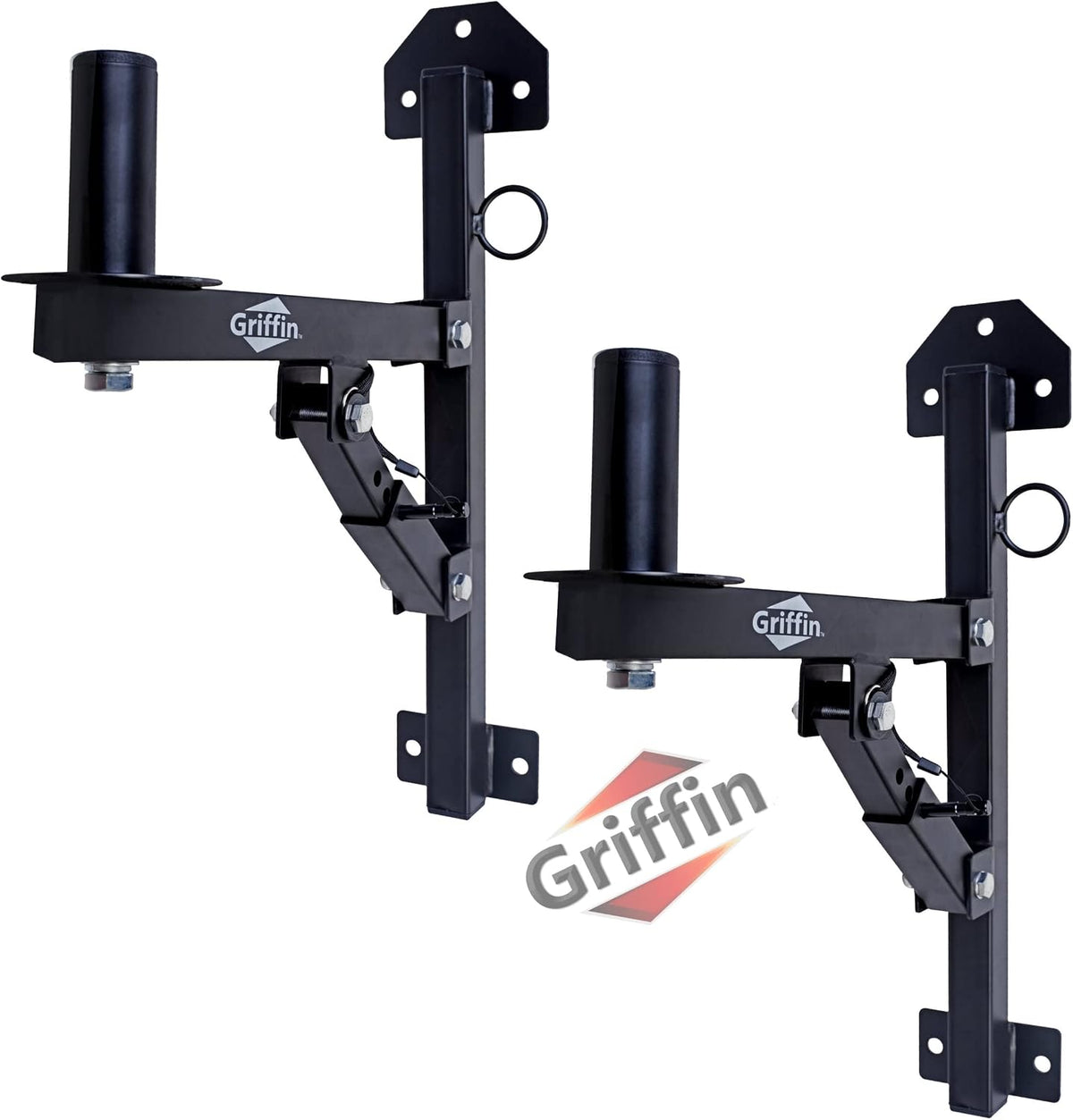GRIFFIN PA Speaker Wall Mount Brackets 2-Pack (All-Steel PRO Edition) – Audio...
