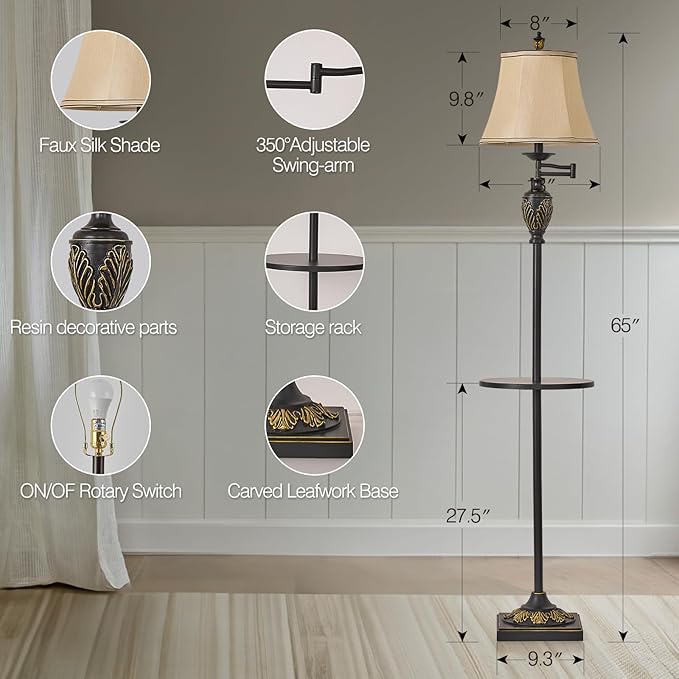 Traditional LED Floor Lamp - Image 3
