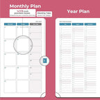 IN-LUXPRO Planner 2026 Daily Weekly and Monthly, 6.5"x3.75", 12 Months Spiral - Image 4