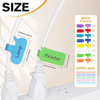 SummerBrite 36-Pack Large Cable Labels - Image 2