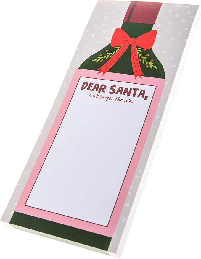 Graphique Wine List Holiday Magnetic Notepad | 100 Tear-Away Sheets | Grocery - Image 2
