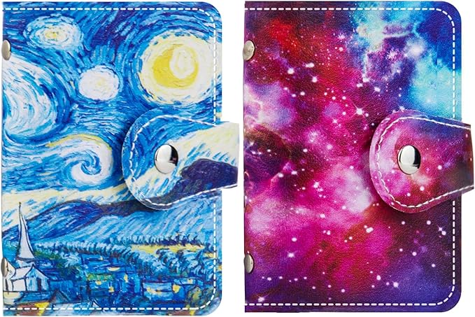 PRIVILLA 2 Pcs Credit Card Holder and business card holder，Sd Card Holder Each by PRIVILLA