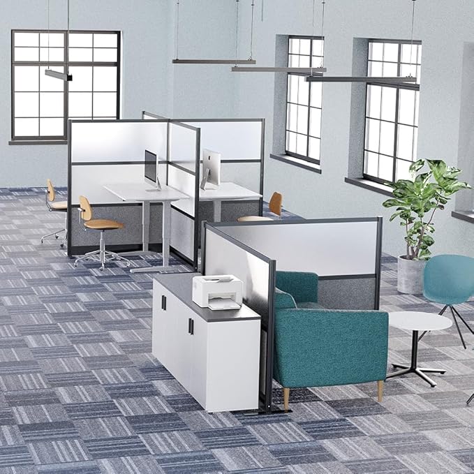 Stand Up Desk Store Expanse Modular Wall | 53'' x 48'' Wall | Expandable - Image 8
