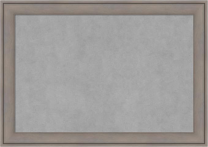 Amanti Art Grey Framed Magnetic Board 19x27 Medium Vision Board by AmantiArt